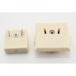 CPS 5003 Flush Fitting Plug & Socket - 2 Pin